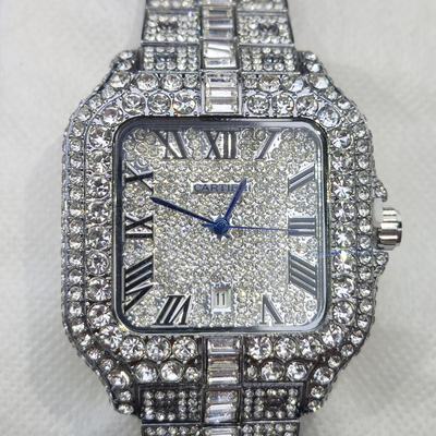 Cartier Iced Out Date Just Luxury