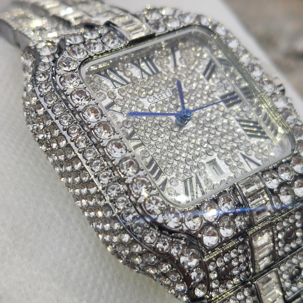 Cartier Iced Out Date Just Luxury