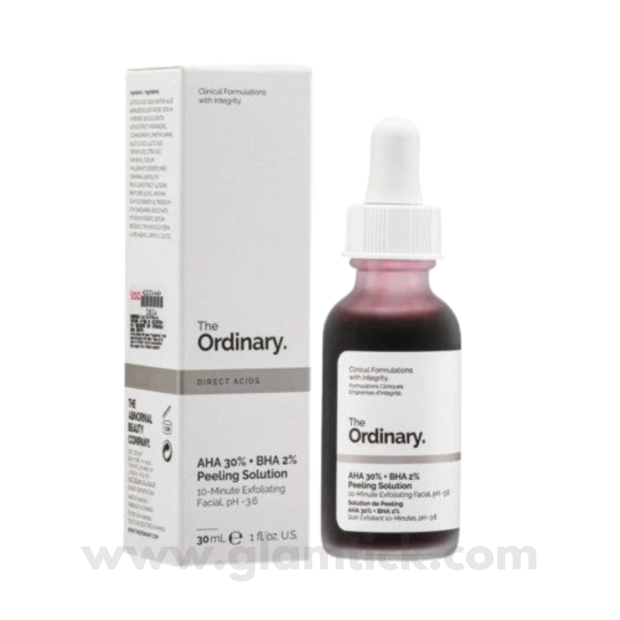 The Ordinary AHA 30% + BHA 2% Peeling Solution